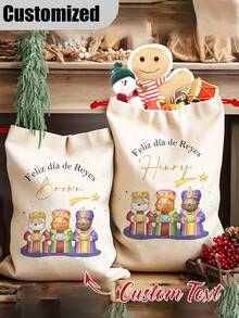 Personalized Gift Bag, Custom Named Three Kings Day Gift Bag, Must-Have Gift Bag
