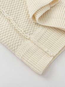 Balabala Tween Girl Girls Embroidered Knit Sweater, Winter Pullover, Modern Chinese Style - White Tone - View 6