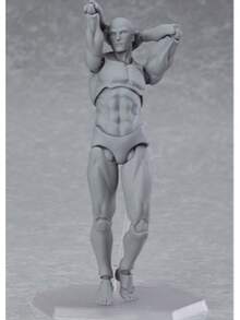 2个艺术娃娃，精致BJD素体，纤细肌肉型男女收藏娃娃 - 动漫迷的理想之选，可摆出多种姿势 | 艺术表现力 | 复杂关节结构，动漫角色 - 惊喜礼物、生日礼物、圣诞礼物、万圣节礼物、礼品、完美礼物 - 彩色 - 查看 12