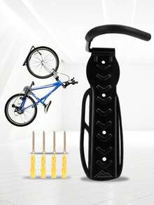 Soporte Metálico de Pared para Bicicleta con Acero Reforzado Soportes para Bicicletas Montados en la Pared, Soportes para Bicicletas en la Pared - Negro - Ver 2