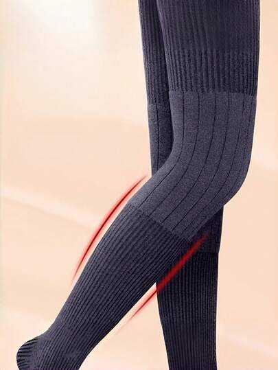 2pcs Of Warm Knee Pads , Extended Winter Warmth, Non,Slip Thick Leg Pads, Unisex Knee Pads For Cold Weather, Knit Fabric, Slip,On Design, Cozy Socks