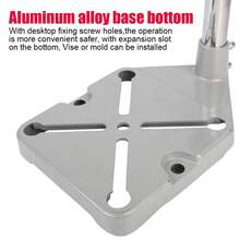 Soporte eléctrico para taladro para trabajos de madera, base giratoria para herramienta, soporte para taladro, accesorios para amoladora eléctrica, base de taladro de banco de 400 mm