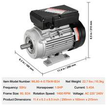 Motor Drivers - 1725 U/min 1,0 PS 56C - View 7