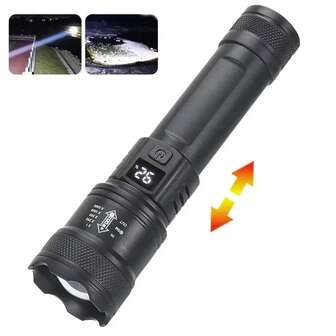 High-Intensity Laser Flashlight - USB Fast Charging, Long-Lasting Battery, Outdoor Search & Rescue, Repair Work, Camping & Adventure, Car Emergency, Work Light, Searchlight, Outdoor Lighting, Emergency Response, Security Patrol, Driving Gear, Home Emergency