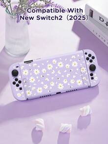 Ayotu Flower Pattern Protective Case, Can Be Installed On Dock Without Removing - Multicolor - View 2