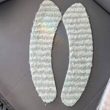 1 对马桶座套，粘性马桶垫，豪华加厚条纹马桶垫，可水洗，适合秋冬季家用 - 彩色 - 查看 10