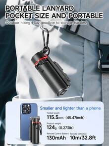 TOKQI 三合一手持迷你自拍杆三脚架，带无线遥控器的手机支架，便携式可伸缩落地支架，带挂绳环，兼容智能手机，适用于Vlog、家庭聚会、假日录像、直播等场景。 - 彩色 - 查看 12