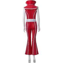 Women's Musical Mamma Mia Cosplay Costume Outfits Luxury Stage COS Costume - 紅色 - 查看 5