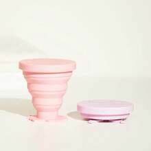 Miniso Sanrio Series Foldable Toothbrush & Bathroom Cup Portable Compact-Hello Kitty - Pink - View 4