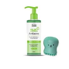 Youse.Me Face Beautiful Anti-Acne Cleansing Gel Kit With Octopus Brush 200ml - 抗痘潔面啫咖哩套裝(含章魚刷) - 查看 1