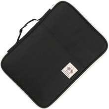 Hilitand 5 colores funcionales A4 Bolsas de documentos Carpeta de archivos Organizador de cartera Portátil para computadora Estuche con cremallera(Black) - Verde manzana - Ver 3