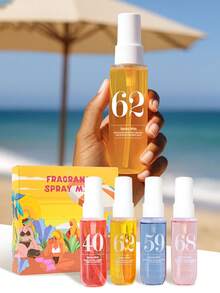 Conjunto de Sprays de Fragrância da Série Brasil (1/2/3/4 peças), Inclui Caixa de Presente, Edição Limitada, Spray de Fragrância para Ambientes Internos e Externos, Aroma Revigorante em Múltiplas Camadas, Fragrância Natural, Fresca e Sedutora de Longa Duração, Combinando a Elegante Baunilha do Brasil, Coco, Notas Florais Frutadas, Cítricas, Amadeiradas e Marinhas, Ideal para Encontros, Festas, Reuniões, Viagens, Férias, Casa, Hotel, Escritório, Presente Ideal para Amigos e Familiares - Multicolorido - Ver 5