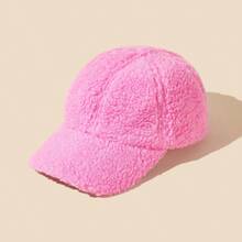 1pc Kids Baseball Cap, Warm 6-Panel Hat, Outdoor Sports Cap, Adjustable Size, Autumn/Winter - 1PC - View 22