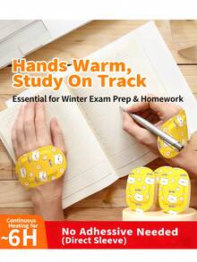 22pcs/Set Cute Cartoon Bear Wearable Hand & Foot Warmer Patches, Warm & Heat-Retaining, Suitable For Men & Women, Elegant Gift For Autumn/Winter