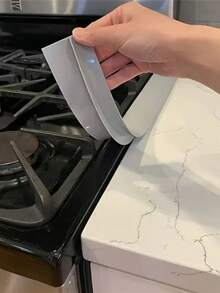 2pcs/1pc New T-Shaped Furnace Top Heat-Resistant Gap Strip, Silicone Filling Strip, Stove Gap Cover, Silicone Sealing Strip, Waterproof, Oil Proof, Dustproof Embedding Strip, Kitchen Gap Cover - Heat-Resistant, Heat-Resistant, Waterproof, Anti Fouling - Very Suitable For Kitchen Stove Gap And Keeping The Countertop Clean