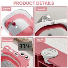 UBRAVOO Productos de baño para bebé - Rosa - Ver 4