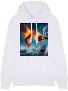 Men Zip-Up Hoodies - White - View 3