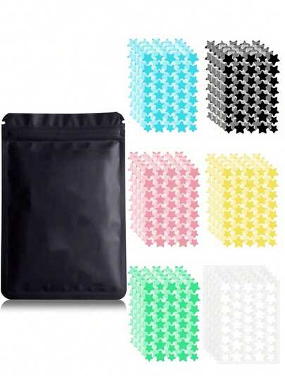 Naklejki z uroczymi gwiazdkami na imprezy świąteczne, dekoracyjne naklejki z gwiazdkami z kreskówek idealne do zdjęć, odpowiednie na różne imprezy, spotkania i zabawy, kolorowe naklejki pentagram w wielu rozmiarach, naklejki dekoracyjne z motywem Y2K na festiwal muzyczny DIY, dekoracje do fotografii imprez świątecznych, Halloween, Boże Narodzenie, dekoracyjne naklejki na twarz na zewnątrz