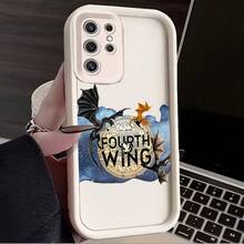 Funda de Teléfono de Dragón Divertido de Cuatro Alas Compatible con 25 S24 S23 S22 S21 S20 FE Ultra Plus 4G 5G Cubierta Trasera de TPU Suave a Prueba de Golpes - Colores mixtos - Ver 1