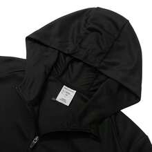 Skechers 男士夹克/外套，柔软针织连帽夹克，针织外套，舒适日常户外运动休闲夹克 P224M123-03K8 - 煙黑色 - 查看 3