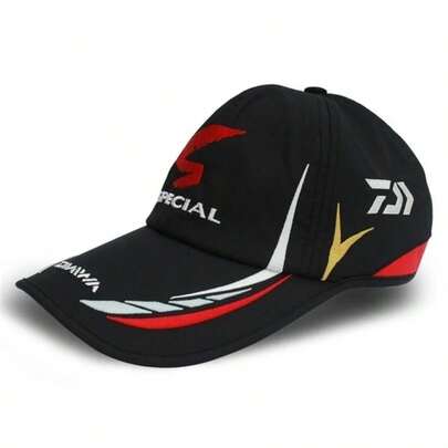 DAIWA Gorra de béisbol ajustable, transpirable y cómoda para protección solar al aire libre, deportes y pesca (marca japonesa), para hombres