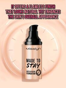 Misslyn 持久防水粉底液，均匀肤色，防水防晕染，质地柔滑，高遮瑕，滋养肌肤，Y2K风格妆容，适合派对、海滩、旅行、度假、露营、户外活动，玫瑰色调，时尚少女新年妆容，适合角色扮演、校园风、春节、情人节礼物，纯素，零残忍，冬季必备，生日、圣诞节礼物，派对必备，最佳色号 - 腮紅粉101 - 查看 5