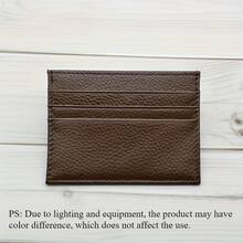 Ultra-Thin RFID Blocking Wallet - Ultra-Thin Credit Card Holder With Front Pocket, Genuine Leather Texture, Minimalist Design, Suitable For Men And Women - Perfect Gift For Halloween, Christmas, Daily Use - Compact Card Protector, Travel Accessory - Black - View 7