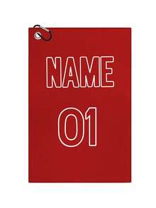 (Text cu model personalizat) Prosop sport de golf Prosop sport imprimat cu nasturi pentru alpinism Prosop sport ultrafin din fibră portabilă cu tijă de ștergere Prosop de yoga Prosop de golf cu pliere triplă