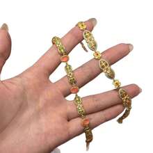 1pc Peach Blossom Bracelet For Women, Niche Design, Light Luxury, High-End Feel, Dopamine Sweet, High Aesthetic - T3391-B - 查看 5