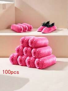 Disposable Shoe Covers Non-Slip Waterproof Dustproof PE Plastic Keep Floors Clean Anti-Skid For Home Hospital Office Warehouse Construction Healthcare Protective Gear Easy Wear Durable Tear Resistant One Size Fits Most Adults Heavy Duty Anti-Static - Multicolor - View 7