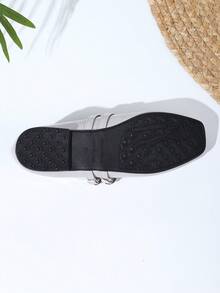 Giày bệt Mary Jane cổ điển dành cho nữ có quai đôi, phù hợp với mọi mùa - xám - Xem 6