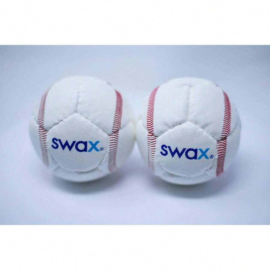 Paquete de 2 pelotas de entrenamiento de béisbol Game Master Swax, blanco/rojo - Béisbol - Ver 1