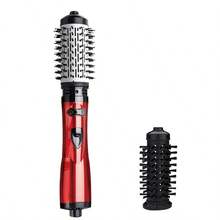 2-In-1 Rotating Hot Air Brush Styler And Hair Dryer - Multi-Functional Hair Dryer, Curling Iron And Straightener For Salon-Quality Results At Home - One Step To Vibrant, Stylish Curls And Smooth Hair - Red - View 10