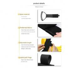 Cintas de armazenamento portáteis e resistentes com fecho adesivo de para cabos e fios. - Tamanho Único - Ver 9