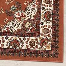 Antep Rugs Alfombras Oriental - Alfombras tradicionales antideslizantes de 2 x 4 pulgadas (antideslizantes) de perfil bajo con respaldo de goma para cocina (verde, 2 pies 3 pulgadas x 4 pies)(91.4 cm x 1.52 ms Marrón óxido) - Tipo 2 - Ver 4