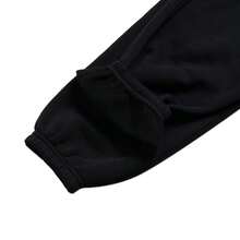 Nike Men's Knit Pants AS M NK CLUB BB CUFF JGGR NEOV, Fleece Lined Warm And Breathable Trousers HV7014-010 - Black/White - View 7