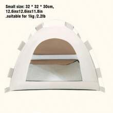 猫帐篷，猫窝，便携式小型猫帐篷，宠物狗屋，可折叠软垫小型动物屋，室内/室外通用，四季皆宜，猫窝，室内小型狗床帐篷，户外便携式防水宠物帐篷 - 彩色 - 查看 15