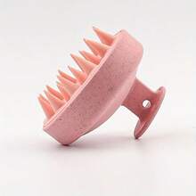 Brosse de massage du cuir chevelu en silicone 4 couleurs avec poignée douce, soin doux du cuir chevelu pour prévenir la casse des cheveux