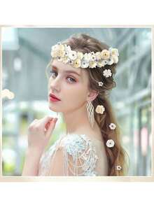 20 piezas - Combinado de flores artificiales de estilo floral púrpura, flores de seda dalias y rosas con tallos para manualidades de boda nupcial, baby shower, arreglos florales, centros de mesa, decoración del hogar