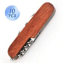 10 Pieces , 30 Pieces Of Customized Can Openers, Customizable Names, Loss Prevention, 11 In 1 Multifunctional Knives, Household Items, Customized Wedding Gifts, Carved Wooden Outdoor Cork Screwdrivers, Groom's Gift,Brunch-Ready