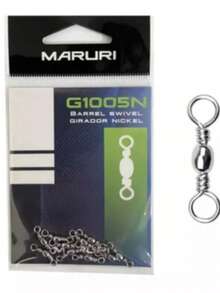 Maruri Nickel G1005N Fishing Spinner Swivel - Various Sizes - 銀色 - 查看 1