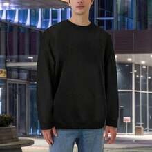 Mens Winter Clothes1pc Funny Sweatshirt Unisex Vintage 90s Style Chicago Football Sweatshirt, Game Day Sweatshirt, Chicago Team Football Sweatshirts, Sunday Chicago, Sport Sweatshirts, Chicago FootballLoose And Comfortablemen Winter Clothes Sudaderas Para Hombre - 黑色 - 查看 6