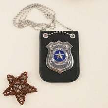 Adult  Costume Accessories - Detective Badge, Fake Handcuffs With Keys For Halloween, Cosplay &  Agent Outfits - Silver - View 10
