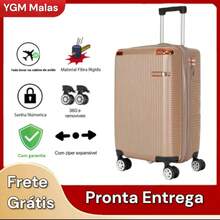 Anac Standard Travel Suitcase 10KG 55x35x25cm Board With Expandable Zipper Removable Wheels Hand Luggage Can Take In The Airplane Cabin - 香檳色 - 查看 13