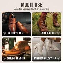 YEBGAHJ kit de 9 esmaltes de zapatos de viaje para hombres, kit de cuidado de zapatos de piel, Equipo para Lustrar Calzado, Ideal para cumplea?os, graduación, regalos de nuevo trabajo - albaricoque - Ver 5