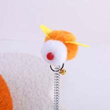 Cat Scratching Tower – Cute Paw & Flower Design Cat Post With Pom Ball Toy, Soft Carpet Base, Available In Multiple Colors & Sizes(Cat Toys/Cat Accessories/Cat Stuff) - 大 - 查看 2