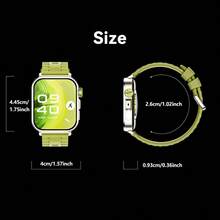 PANDA Fit4 Pro Unisex Smart Watch, Features 2-Inch Full-Fit AMOLED Touchscreen Display, Sports & Fashion Design, Supports Multiple Languages, Bluetooth Calling, Charging, Message Notification, 3ATM Waterproof, Chat, NFC, GPS, 410mAh Battery, Compatible With Android And IOS - 黑色 - 查看 2