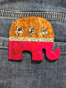 1pc Creative Acrylic Cartoon Girl Brooch, Fashionable & Elegant Women's Brooch, Best Birthday Gift For Friends