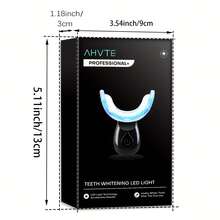 200mAh Battery-Powered LED Teeth Whitening Accelerator - Wireless Blue Light, Professional Teeth Whitening Tool And Accessories