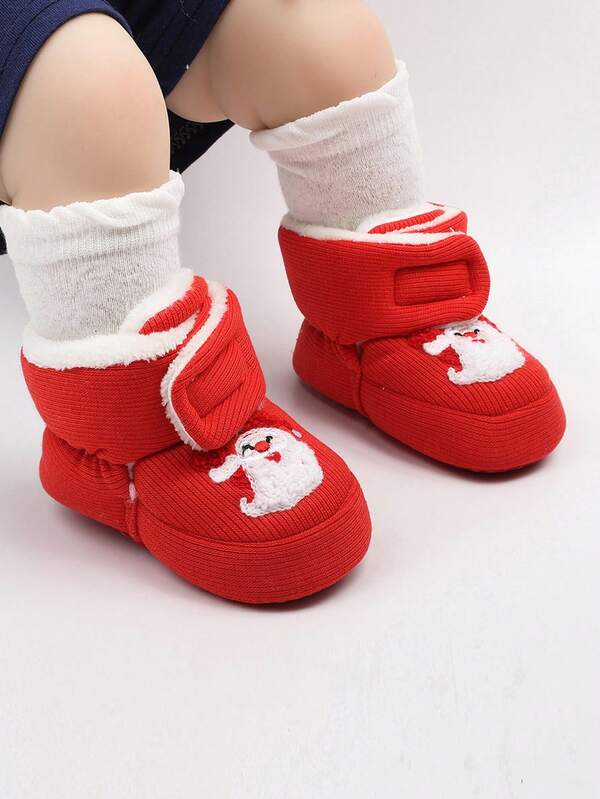 Zapatos de suela blanda y cálidos para bebés de 0 a 1 año, botas de moda para bebés aptas para gatear en interiores, unisex